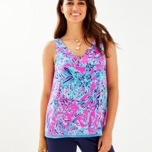 Lilly Pulitzer Florin Reversible Tank Top Medium